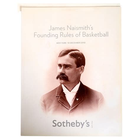Naismith rules of basketball auction. 28 окт. 2010 г. ... It's been nearly 119 years since James Naismith wrote down 13 rules for a new game he devised as a way to give youths at a Springfield, ... 