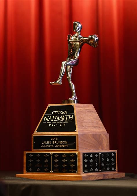 The latest Naismith trophy design was unveiled at
