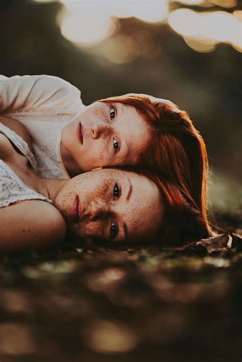 Naked ginger girls having sex. .  ...