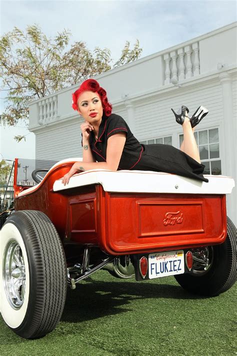 Naked pin up girls hot rods. .  ...