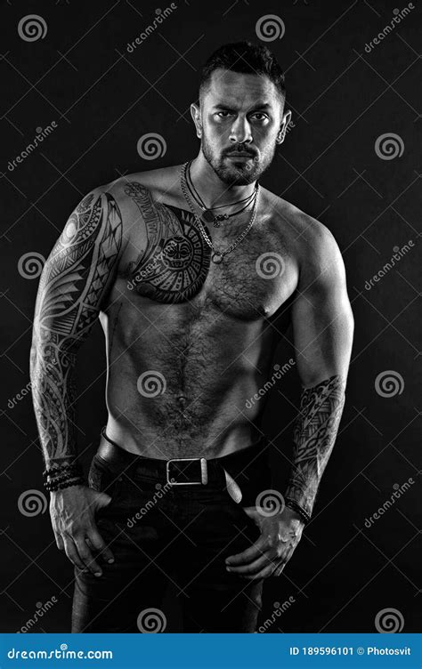 Naked sportsman. .  ...