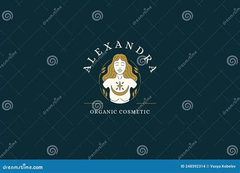 Naked woman monster logo. .  ...