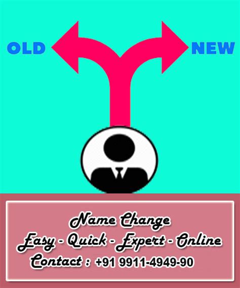 Name Change Procedure in Gurgaon - Name Change