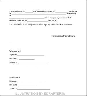 Name Change Procedure in India Follow 3 Basic Steps eDrafter.in