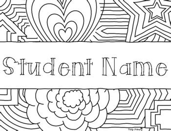 Name Coloring Sheets