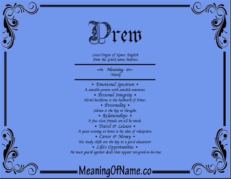 Name Drew Meaning? What does Drew Mean - namekun.com