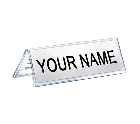 Name Plate, Desk Name Plates & Door Slider Signs Seton