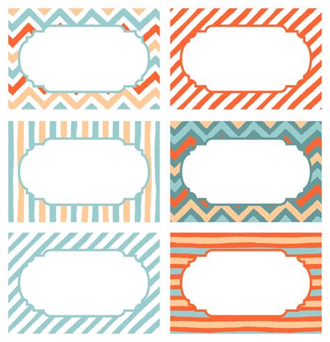 Name Tag Labels Template