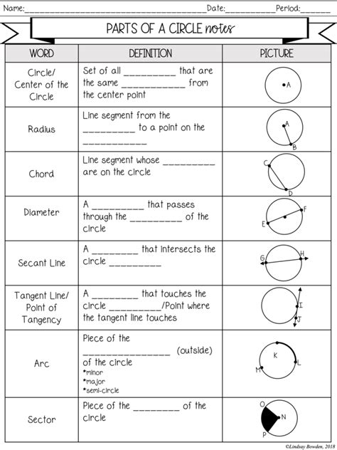 Name That Circle Part Test Answer Key A Comprehensive Guide