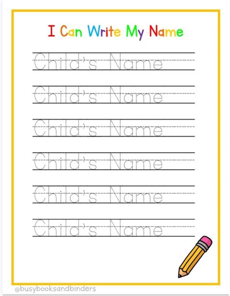 Name Trace Printables