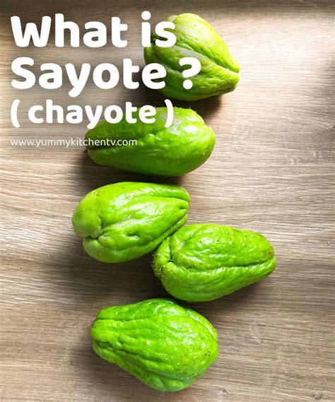 Apr 22, 2017 · Sayote has a lot of health benefits and here are 10 reasons why you should eat it. SAYOTE – Choko, Chuchu, Sayote, Pipinola, Tayota are just names mostly used in the countries, like Australia, Brazil, Philippines, Hawaii and Dominican Republic respectively, of the vegetable called Chayote. 
