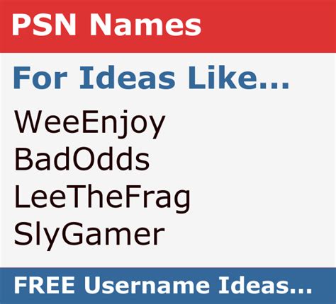 Cool Psn Name Generator. Cool Psn. Name Generator. Myraah uses sophisticated AI algorithms to generate brandworthy names and it's free. Type couple of keywords with space - you want to use to generate names and hit enter. ( Example : app brand cool kids )
