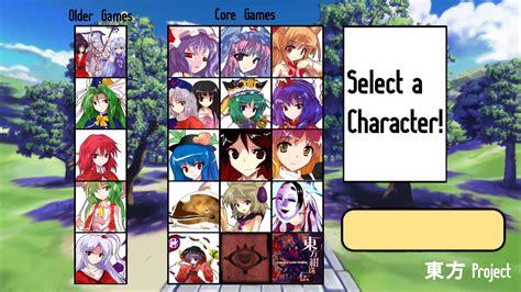 Name the Touhou (6-12) Characters by Boss Theme Stats