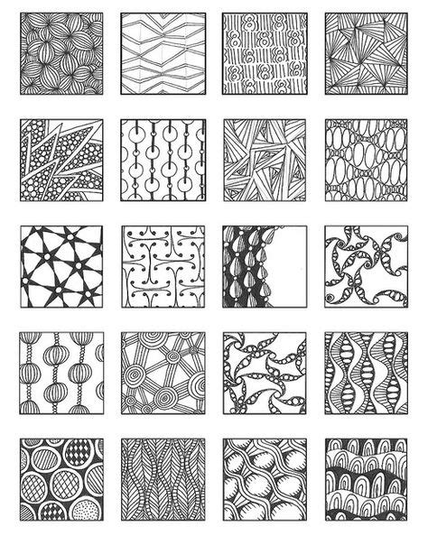 Named patterns 젠탱클 패턴, 젠탱글 그림, 젠탱글 패턴