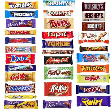 Names of candy bars. Is bread and butter a type of sweet pickle? Here's the 