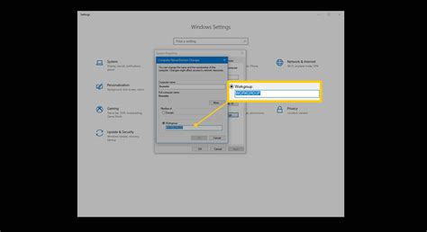 Naming Windows Workgroups and Domains