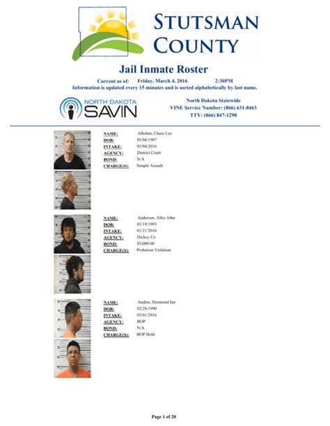Cowlitz County Washington - Inmate Roster, Bookings