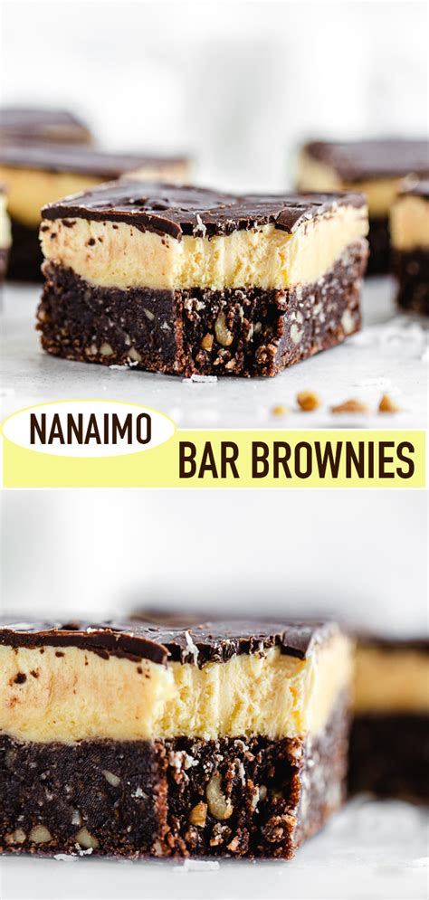 Nanaimo Bar Brownies Queenslee Appétit