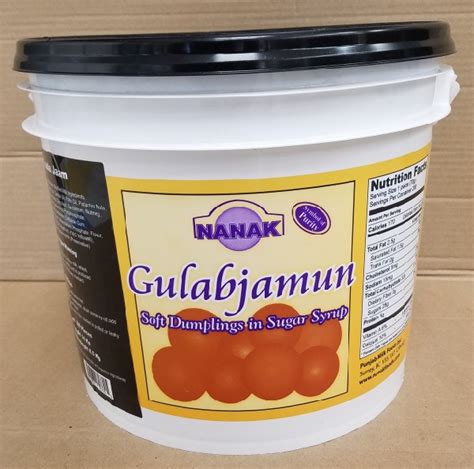 Nanak Gulab Jamun, $6.99 for 32 ounces If you haven’t eaten one of these at an Indian restaurant, chances are you’ve at least seen it on the dessert menu. Gulab jamun is a delicately fried dough ball soaked in a fragrant sugar syrup.. 