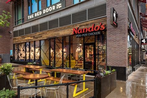 Nandos nyc. Blacksheep Interior Architects and Design were commissioned to design a new location in Ashford, UK for the restaurant chain Nando’s. The brief was to design a concept space that steered the client away from the traditional Nando’s design and put a Blacksheep signature style and twist on the well known and loved chicken restaurant. … 