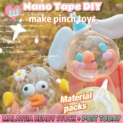 Nano-tape kneading and blowing bubbles decompressing diy self …