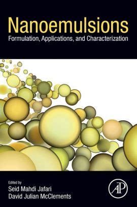 Nanoemulsions Formulation Applications and Characterization
