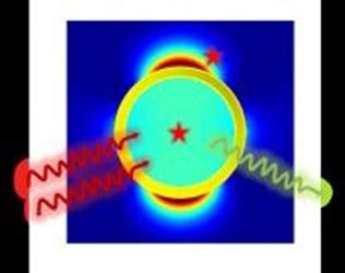 Nanoshell-emitters hybrid nanoobject proposed as promising 2