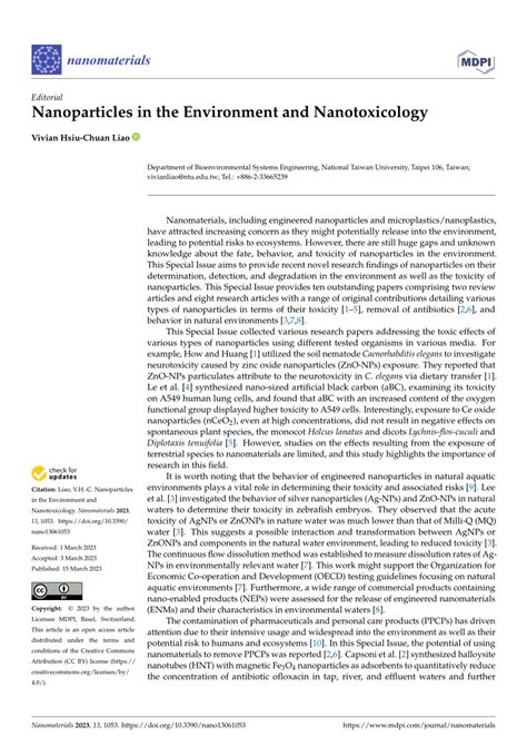 Nanotoxicology in the environment. .  <a href=https://usergatebot2025.ru/cjxak2/index.p...