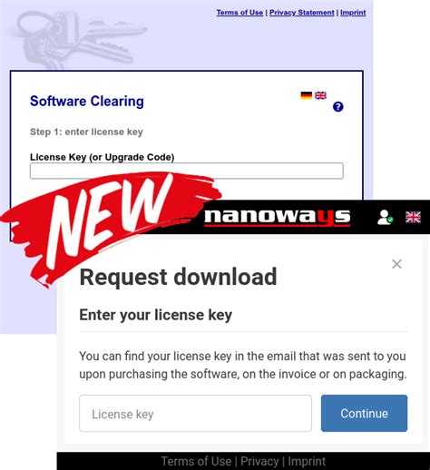 Nanoways - Help