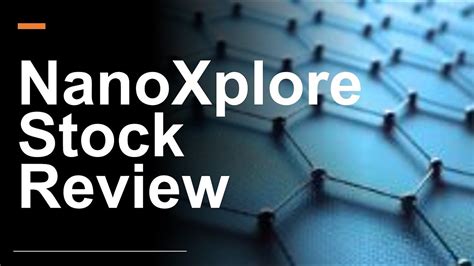Nanoxplore stock. Things To Know About Nanoxplore stock. 
