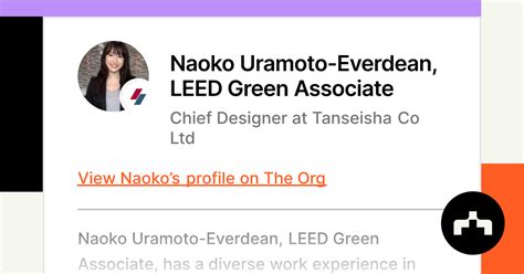 Naoko Uramoto-Everdean - Chief Designer - TANSEISHA Co., Ltd.