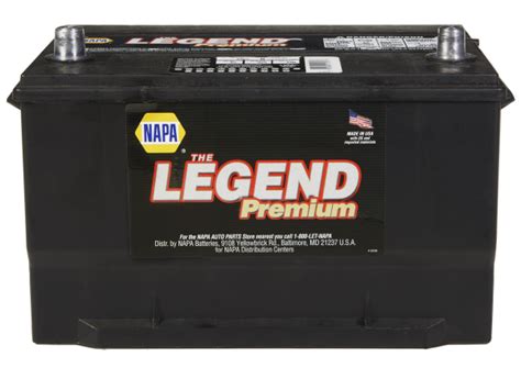 NAPA The Legend Premium Absorbed Glass Mat (AGM) Battery 60 Months Free Replacement BCI No. 47 - NAB 479AGM: Available online or at your local NAPA Auto Parts store. ... NAPA: Contents (1) Battery …. 