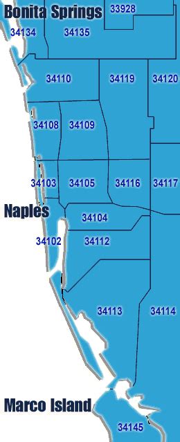 Naples Florida Zip Code Map Maping Resources