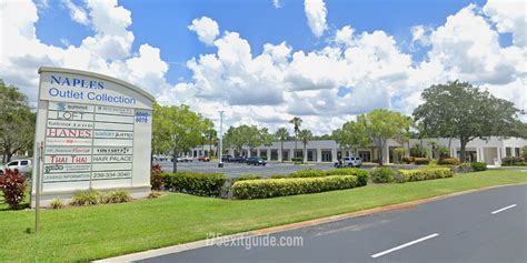 The Naples Outlet Collection is a small collection of shops located approximately 8 miles south of I-75, exit 101 (Collier Boulevard) in Naples, Florida..... 