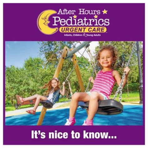 After Hours Pediatrics Urgent Care offers eight convenient locations in Tampa Bay, South Florida, and Naples, staffed by a team of board-certified pediatricians, physician assistants and advanced practice registered nurses. Founded in 1997, our practice is dedicated to supporting families and th.... 