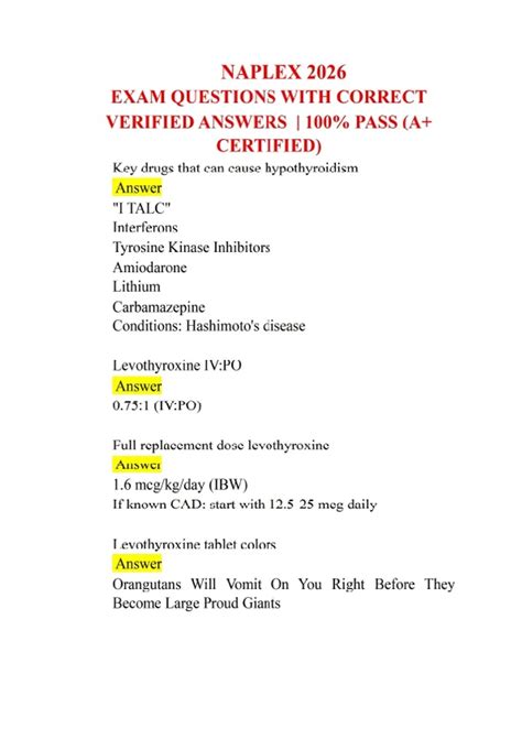 Naplex pharmacy exam.  Get Certified.  Passing the exam is a standard requirement for lic...