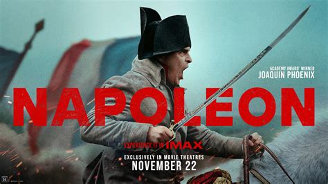 Napoleon imax. A film by Ridley Scott, staring Joaquin Phoenix as Napoleon Bonaparte. 