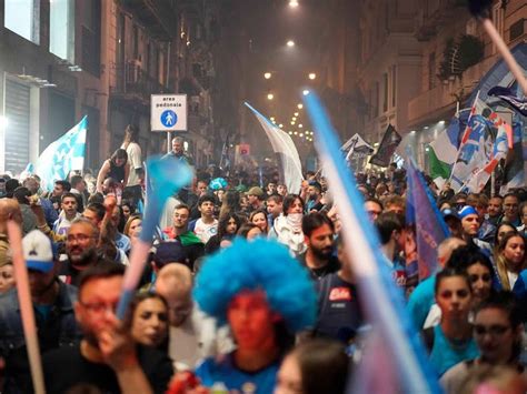 Napoli fans celebrated in orderly manner, police chief says