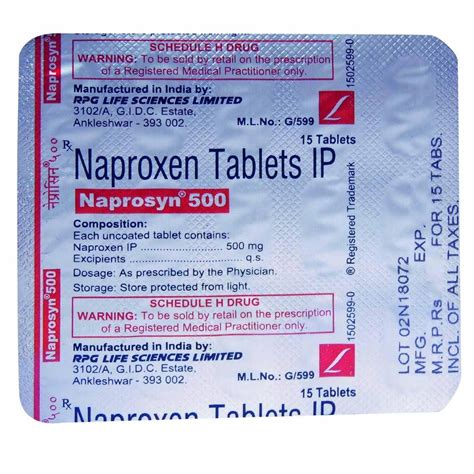 Naproxen 500mg Cost Without Insurance