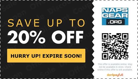 Napsgear discount code. What special promotions or coupons are available to military veterans and military families at NapsGear? How do I get a military discount from NapsGear? Veteran's discount policies rating: 3.0 - 1 rating 
