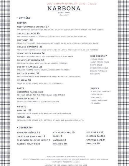 Narbona boca raton menu. AboutNarbona. Narbona is located at 5250 Town Center Cir in Boca Raton, Florida 33486. Narbona can be contacted via phone at 561-692-3933 for pricing, hours and directions. 
