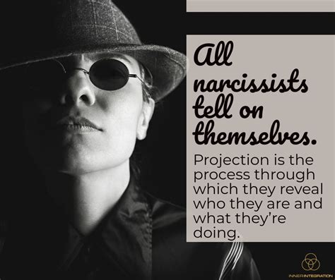 Narcissistic projection quotes. Denial – When someone denies they did something or when they say “I don’t know.”. 2. Minimization – When someone says, “It’s no big deal,” when they know that it is a big deal. 3. Justification – When a person tries to justify their bad behavior by blaming someone or something else for it. 