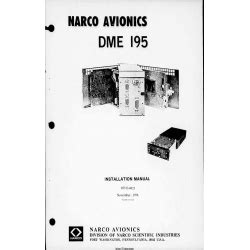 Narco avionics manuals for dme 195. - Esa 2000 fire alarm panel manual.