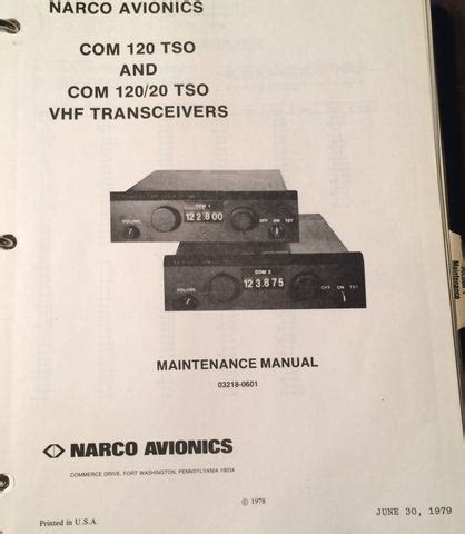 Narco com 120 tso maintenance manual. - Lpn to rn hesi exam review guide.