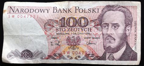 Narodowy bank polski 100 kac tl