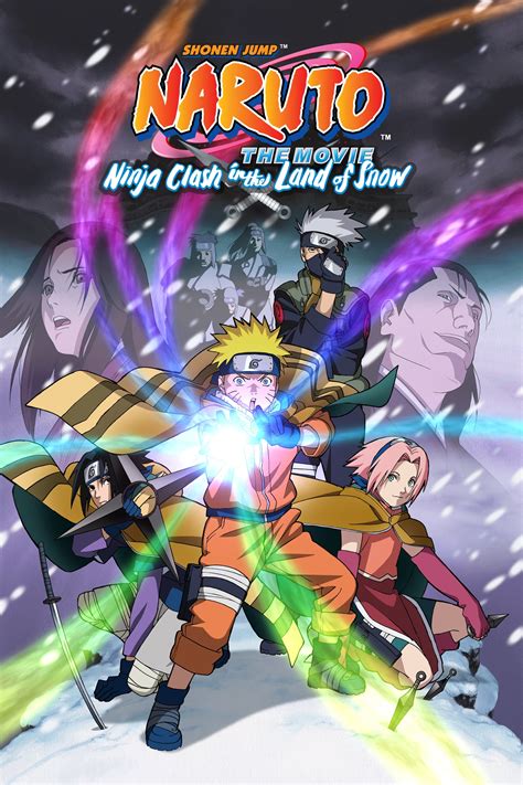 Naruto clash in the land of snow. Naruto The Movie: Ninja Clash in the Land of Snow (大活劇! 雪姫忍法帖だってばよ!! Daikatsugeki! Yukihime Ninpōchō dattebayo!!, lit. Great Action Scene! Snow Princess' Book of Ninja Arts) adalah film pertama Naruto yang melibatkan seluruh anggota tim 7. Misi mereka kali ini adalah menjaga seorang artis (yang egois) ketika mereka sedang syuting sebuah film di Yukigakure. Namun ... 