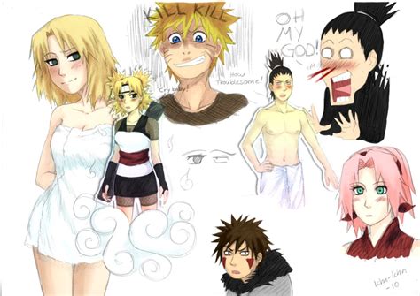 Naruto ino temari lemon. With her free time, she eagerly wanted to join 18-year-old Naruto and his harem consisting of three 18-year-old women known as Sakura, Ino, and Hinata, as well as one 19-year-old named Tenten. What she joined them on was a trip to the beach. 