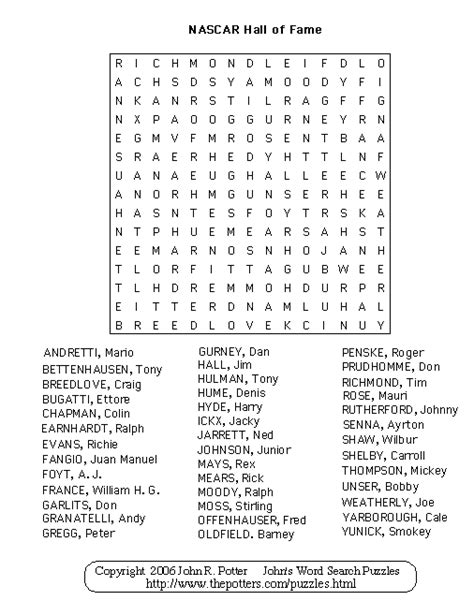 Answers for NASCAR Hall of Fame locale (abbr.) crossword clue, 4 letters. Search for crossword clues found in the Daily Celebrity, NY Times, Daily Mirror, Telegraph and major publications. Find clues for NASCAR Hall of Fame locale (abbr.) or most any crossword answer or clues for crossword answers.. 
