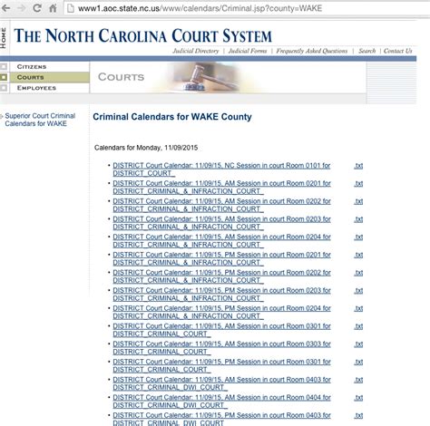 Nash County Nc Court Calendar