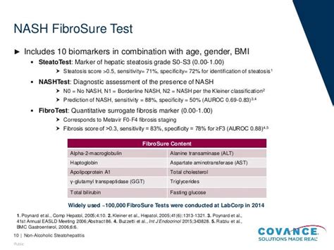 Nash fibrosure blood test.  This test combines NASH FibroSure® Plus with potential ref...